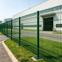 Panneau de clôture de sécurité 3D en acier, écologique, anti-escalade, hauteur 6 pieds, prix usine, Haïti