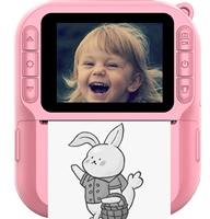 Kamera Cetak AI untuk Anak-anak dengan Sensor CMOS Video 1080P, Zoom 10X, Permainan MP3, Lampu LED, Printer Foto Instan Portabel Tipe-C