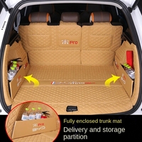 Tapis de coffre 2025 BYD Song Pro DM-i avec bordure beige OLIVER et accessoires intérieurs