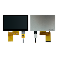 Modul LCD TFT 4,3 Inci 480*272 Dengan Layar Sentuh Kapasitif MCU/RGB/MIPI TFT LCD 300 Nits Modul Layar Sentuh