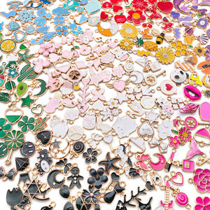 Colgante de Margarita de Metal chapado en oro DZ012, esmalte suave duro para hacer joyería DIY, pulseras, pendientes, collares, gran regalo - Product Image 4