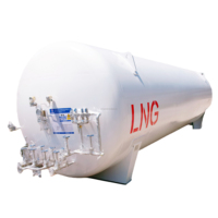 Tanque de Almacenamiento de Gas Industrial de Acero al Carbono Horizontal, Certificado ASME/PED, Capacidad de 40m, Presión de Diseño de 0.8-4.0 MPa