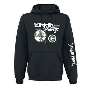 Felpa con Cappuccio da Uomo in Cotone Stampato Stile Hip Hop Larga per Autunno/Inverno con Motivo Rock Punk <span class=keywords><strong>Linkin</strong></span> - Product Image 5