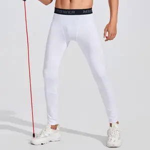 Quick Dry Sportswear Mens Basketball Tight Slim Running Legging Pants High Elastic Training Fitness Sports Pants