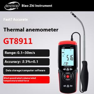 GT8911 Anémomètre numérique USB Débitmètre thermique avec analyse de données en ligne pour la mesure de la brise thermique - Product Image 2