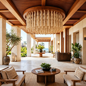 Nueva Lámpara Colgante de Macramé Hecha a Mano de Estilo Nórdico, Decoración de Interiores, Pantalla de Lámpara de Algodón, Decoración Colgante para Hotel, <span class=keywords><strong>Restaurante</strong></span> - Product Image 3