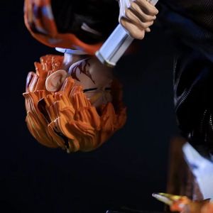 Figurines d'anime Agatsuma <span class=keywords><strong>Zenitsu</strong></span> en PVC <span class=keywords><strong>de</strong></span> haute qualité, posture <span class=keywords><strong>de</strong></span> combat, 30 cm - Product Image 2