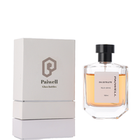 Flacon de parfum en verre transparent personnalisable avec pulvérisateur à écran sérigraphié et diffuseur à bâtonnets