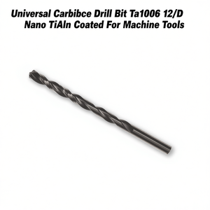 Universal Carbide <b>Drill</b> Bit Ta1006 12xD Nano TiAlN Coated For Machine Tools - Product Image 2