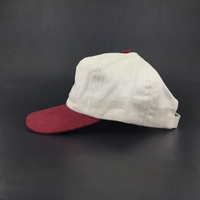 Gorra de béisbol de algodón sin Estructura suave unisex de dos tonos de 5 paneles con logotipo personalizado nuevo