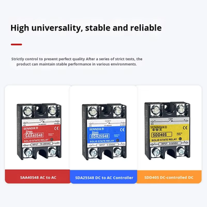 Relè a Stato Solido Senndik SAA80S48 80A, Controllo DC60 3-32V, AC25A 40A 220V Industriale, 1 I/O 1 Memoria, 800V Transitorio - Product Image 5