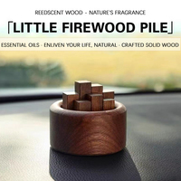 Diffuseur sur mesure en bois naturel Diffuseur de parfum de voiture Porte-huile essentielle Diffuseur d'aromathérapie Huile essentielle en bois
