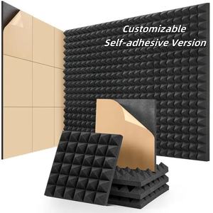 Panneau de mousse acoustique Carreaux muraux insonorisants Traitement de studio <span class=keywords><strong>Home</strong></span> <span class=keywords><strong>Cinema</strong></span> Décoration Réduction du bruit Piège à basse Classe ignifuge - Product Image 6