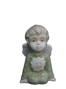 Estatuilla de porcelana colgante de cerámica para mujer, estatua religiosa artesanal, accesorios de ornamento, decoración del hogar, gran oferta