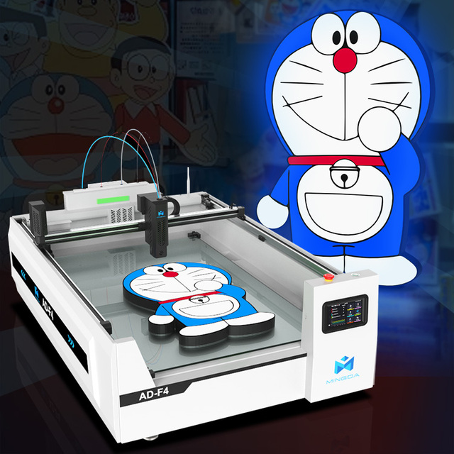 Mingda AD-F4 3d Letter Printer Industrial Automatic Color-Changing Shell Channel Letter 3D Printer for Letters