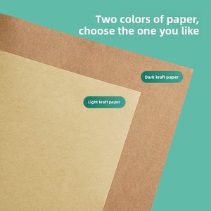 Adesivi ed Etichette in Carta Kraft Autoadesiva Formato <span class=keywords><strong>A3</strong></span>/<span class=keywords><strong>A4</strong></span>/A5 Colore Marrone Finitura Lucida/Opaca 100 Fogli - Product Image 3