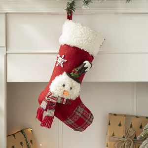 <span class=keywords><strong>Chaussettes</strong></span> de Noël sacs-cadeaux Décorations de Noël <span class=keywords><strong>Chaussettes</strong></span> de Père Noël Cartoon Décoration de scène de cadeau pour enfants - Product Image 4