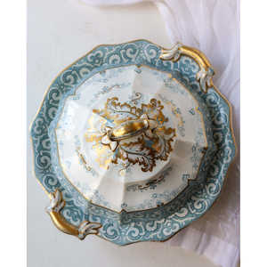 Mid-19th Century Grey <b>Gold</b> Vegetable Dish Customizable Restaurant <b>Plates</b> Durable Dessert Tray 50pcs MOQ Made Durable PC Material - Product Image 3