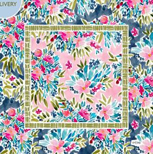 Tapis de Mahjong à Motifs Floraux 31,5 pouces* en Néoprène pour Jeux de Poker Américains en Stock - Product Image 2