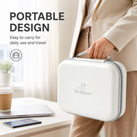 Étui de transport rigide en EVA personnalisé avec fermeture éclair et insert en mousse, boîte de rangement étanche pour câbles, chargeurs et petits appareils