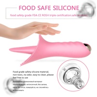 Klitoris-Vibrator für Frauen mit Leckfunktion, Nippel-Stimulator, Oralsex-Spielzeug, G-Punkt-Vibration, Brustbürste, AV-Stab, Silikon-Dildo-Vibrator