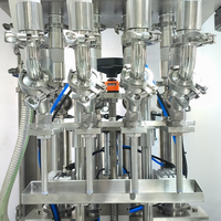 Machine de remplissage à chaud haute performance pour sauces piquantes, miel et vinaigrettes, remplisseuse, bouteilleuse et étiqueteuse automatique pour bouteilles de 150g