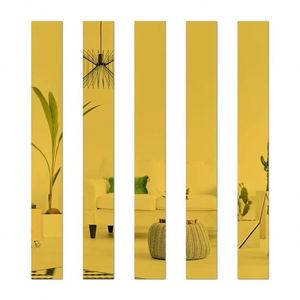 Adhesivo Decorativo de Pared con Espejo Acrílico en Forma de Tira Larga, Adhesivo Decorativo para el Hogar - Product Image 4