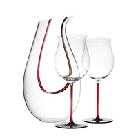 Vente en gros 100% ligne Rea sans plomb aérateur de vin 1,8 L liqueur en forme de U Vente en gros unique cristal polonais carafe en verre