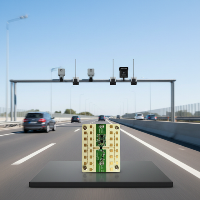 Highway HD Electronic Radar Speed Overspeed With Camera Snap Radar Capture the Speed of Vehicle