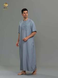 HARAMAIN Nueva Túnica Musulmana Qatari de Moda, Elegante y Cómoda para Hombres Árabes, Suave y Agradable - Product Image 3