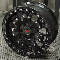 Jantes forgées noires tout-terrain 17 18 pouces 5*127 Beadlock pour Jeep Wrangler