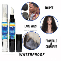 Stylo-Colle à Dentelle 5ml Imperméable Pour Perruque, Adhésif Super Fixation