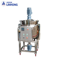 Mélangeur automatique de détergent LINHONG, moteur agitateur, homogénéisateur de lait de qualité alimentaire, mélangeur d'huile capillaire, capacité 300L, engrenage central