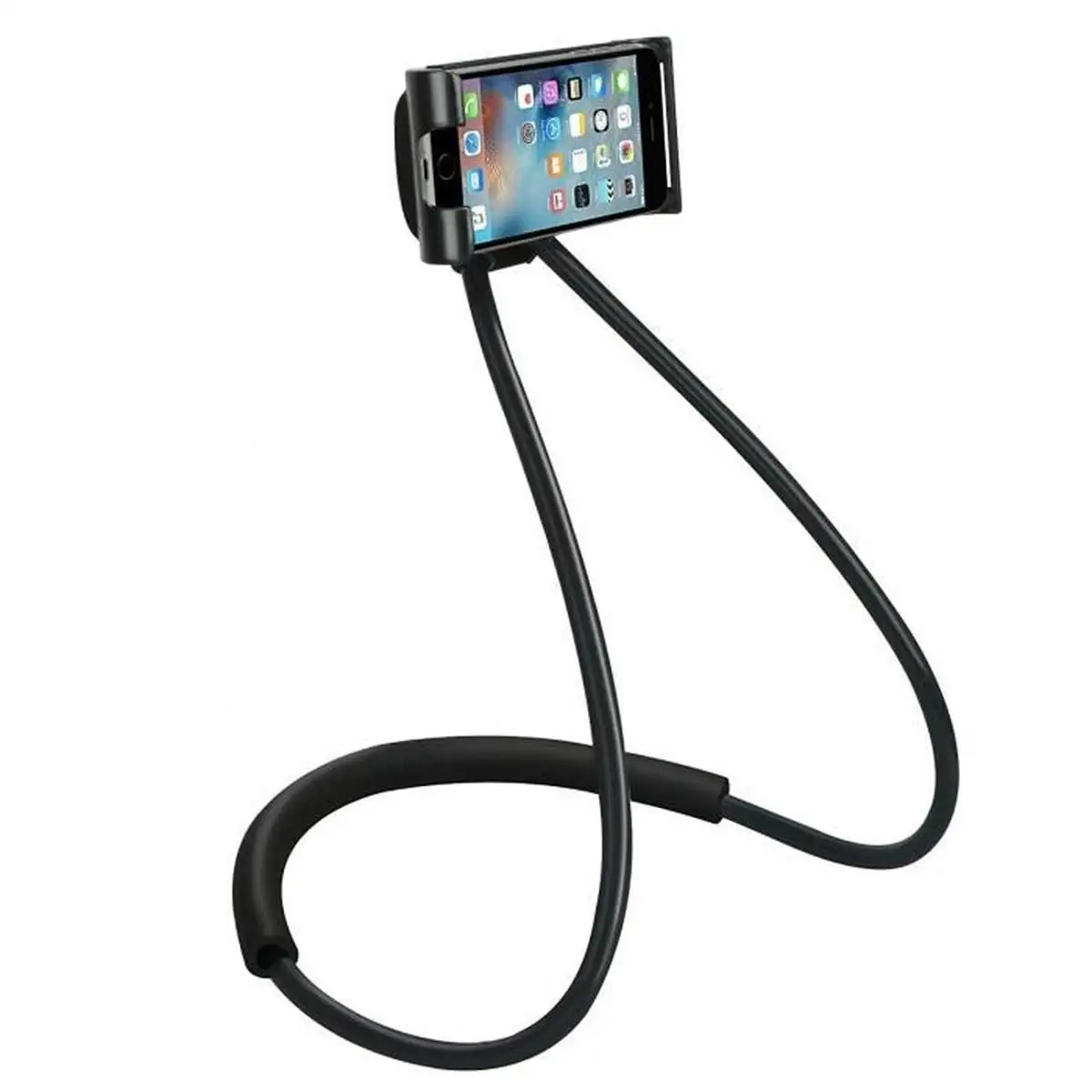 Flexible Mobile Phone Holder Hanging Neck Lazy Necklace Portable Buckle Stand Cell Phone Holder