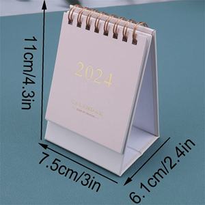 दैनिक सर्पिल वायर डेस्क टेबल कैलेंडर 365 दिन साप्ताहिक और मासिक स्टैंड फ्लिप डिजाइन 2026 - Product Image 2