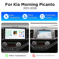 Radio para Auto Junsun 1280*720 con Carplay y Android Auto, en Stock en la UE, para KIA Morning Picanto 2011-2016, Reproductor de DVD, Unidad Principal con Pantalla