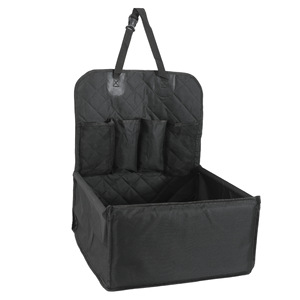 Siège de voiture pour chien de haute qualité pour chiens de petite à moyenne taille, sac extra large - Ceinture de sécurité pour siège avant et arrière - Product Image 1