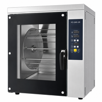 Matériel de boulangerie professionnel électrique de table pour poulet rôti, grande capacité, rotatif automatique, en acier inoxydable, commande tactile, chaud