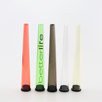 Vente en gros de tubes d'emballage en plastique de 98mm 110mm Tubes coniques King Size Pop Top Tubes en stock