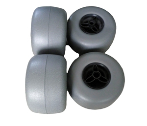 Roue de plage à ballon de 12 pouces ou 300 mm, roues pour dunes de sable, capacité de charge de 55 kg, camping en bord de mer - Product Image 2