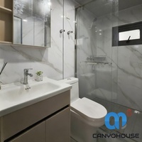 Casas Móviles Plegables de Dos Dormitorios de 40 pies, Listas para Enviar, Casa Prefabricada en Contenedor de 11800 mm