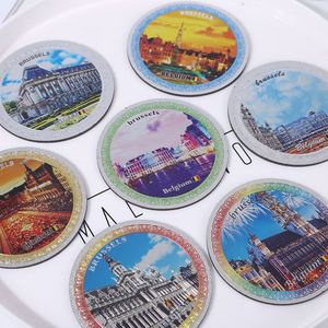 Aimants de réfrigérateur personnalisés avec logo, en aluminium, pour décoration, souvenirs, cartes aimantées, aimants imprimés - Product Image 3