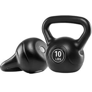 VIGFIT Cloches de bouilloire en ciment noir de haute qualité de <span class=keywords><strong>10kg</strong></span> pour salle de sport Musculation Logo personnalisé Offre Spéciale Kettlebell de fitness - Product Image 1