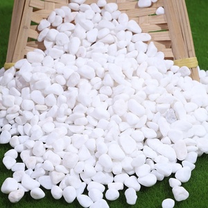 Pietra decorativa di pietra bianca come la neve di alta qualità del giardino di ciottoli - Product Image 5