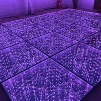 Modèle de sol de danse commercial à contrôle externe magnétique, étoile scintillante, qualité commerciale pour les événements de fête