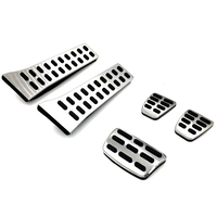 Cubiertas de almohadilla de Pedal de freno y Gas de coche para Hyundai Kia Sonata Tucson Sorento Sportage Santa Fe IX35 Reina pedales de acelerador