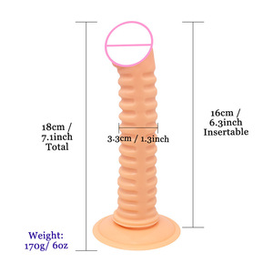 Ventouse anale de forme irrégulière, plug anal fin et long, pénis, massage anal, fouet anal, dispositif de masturbation pour hommes gays - Product Image 5