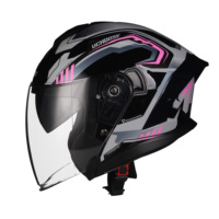 ZoomLon vente en gros certifié DOT ABS Double visière personnalisable couleur Logo demi-visage casques confortable doublure douce toutes saisons
