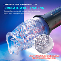 Männlicher Masturbator mit 3 Wirbelbewegungen, 5 Straffungsmodi, 10 Vibrationsstufen, 3D-Realistische Textur, Erwachsenen-Sexspielzeug, 1kg Modell FM39