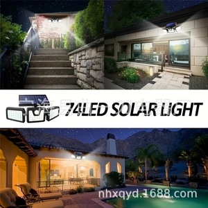Moons Been Solar Garden <b>Light</b> SMD LEDs 3000K Warm White 270 Degree <b>Motion</b> <b>Sensor</b> Outdoor Waterproof Street Courtyard Lamp - Product Image 3